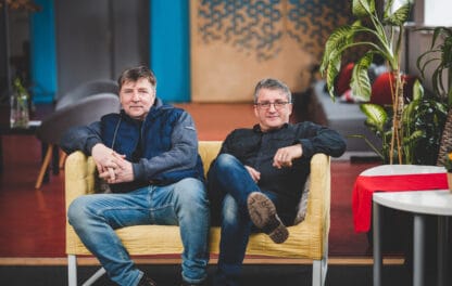 Jarda a Radek zaměstnanci Riegrovy 51